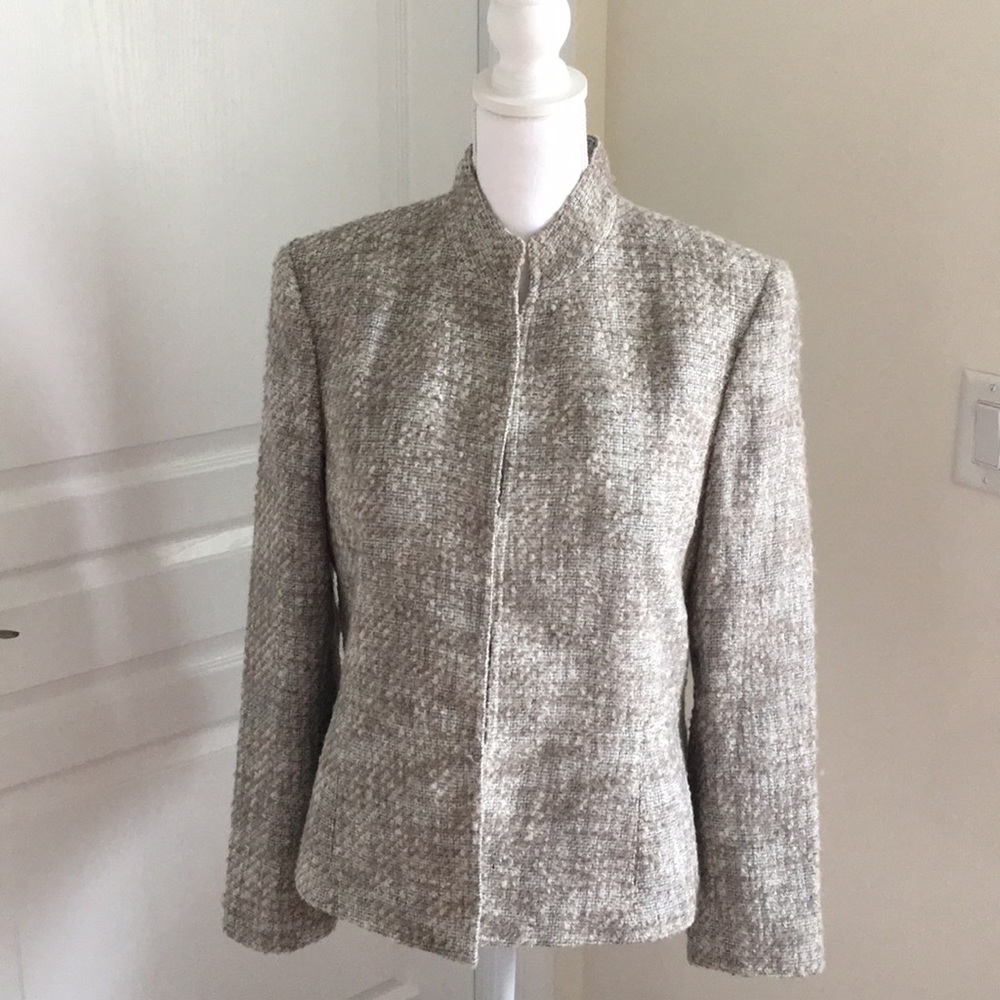 Jones New York Metallic Tweed Jacket